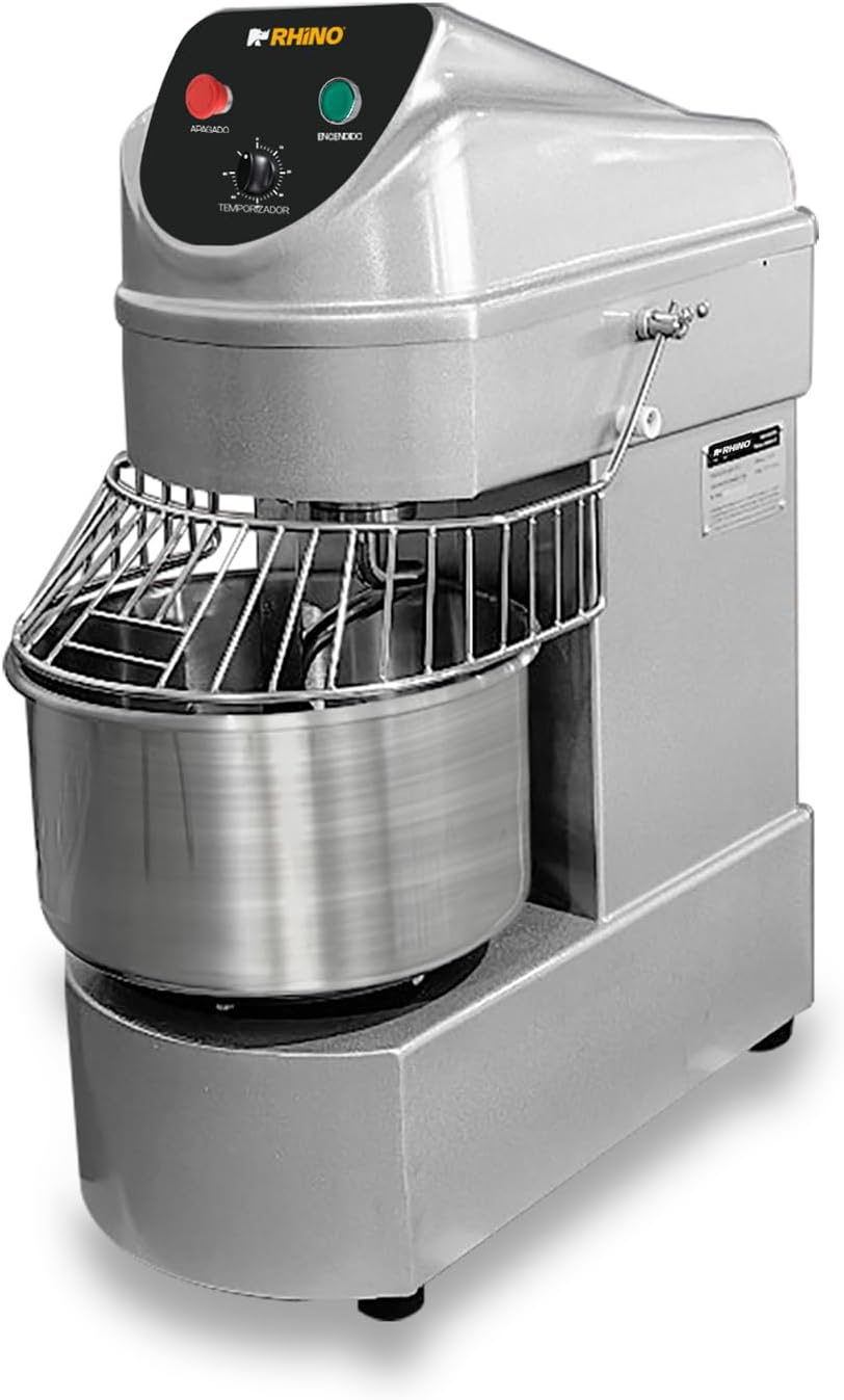 Amasadora Comercial Rhino Amasa-10 1 Hp 10 Litros 1796 Rpm