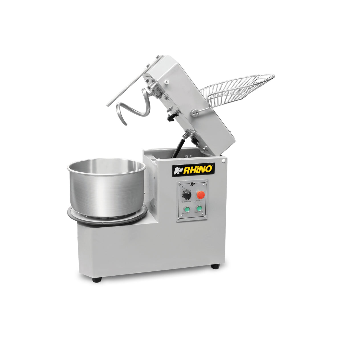 Amasadora De Harina Rhino Amasa-20pro Motor Potente 1.5 Hp
