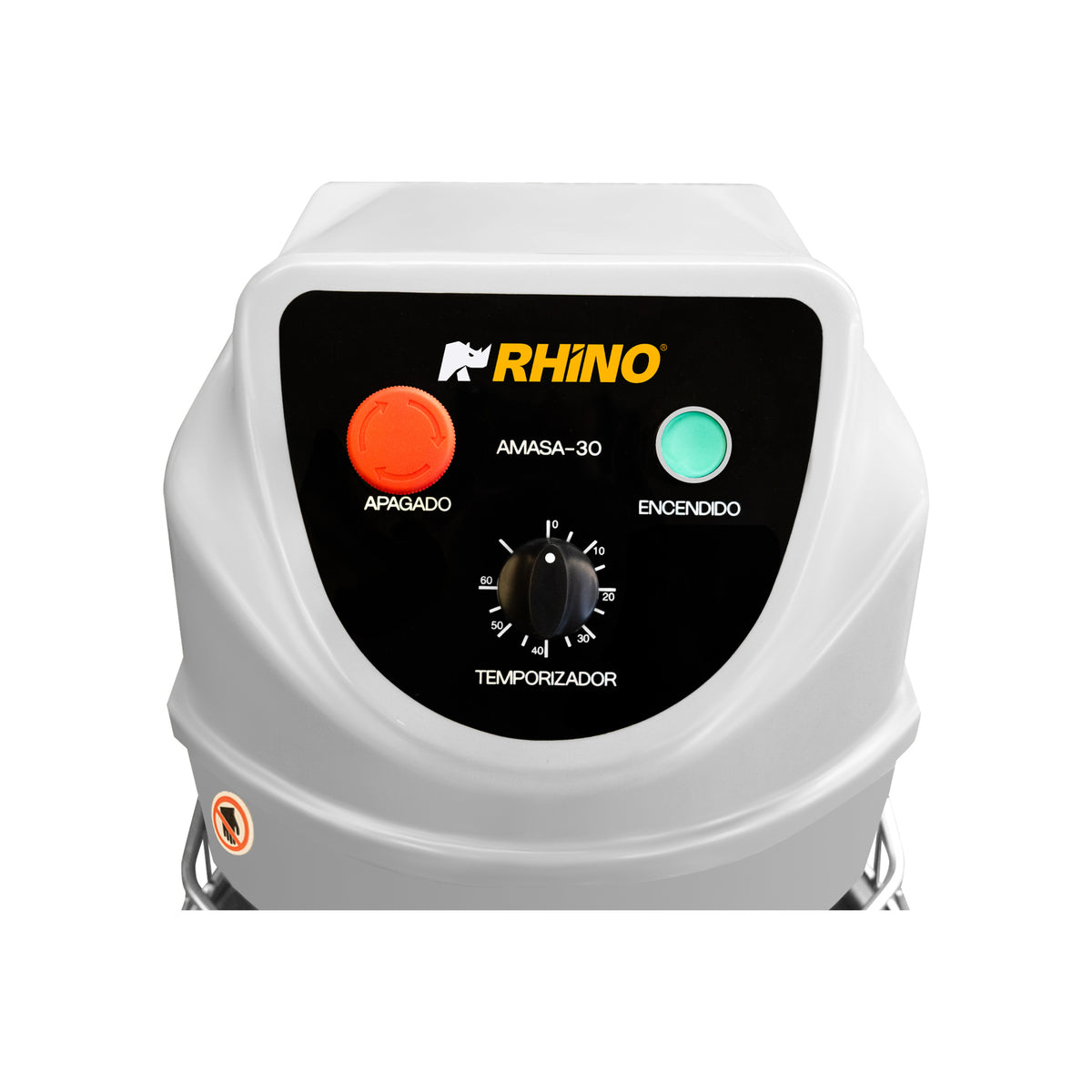 Amasadora Comercial Rhino Amasa-30 2hp Capacidad 13kg