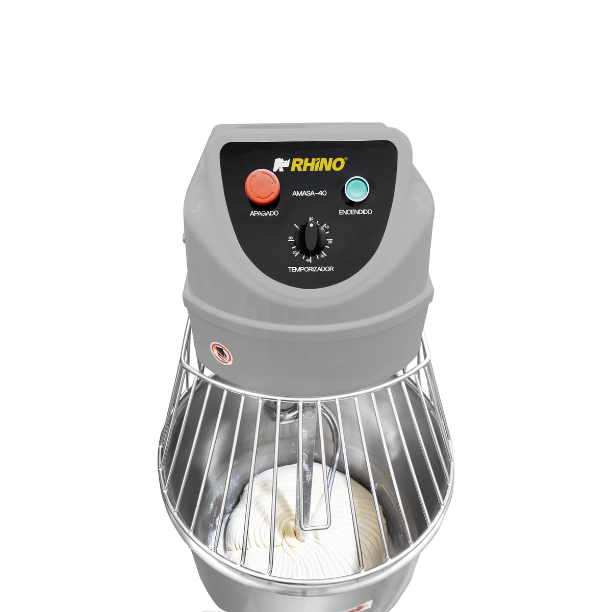 Amasadora Rhino Amasa-40 40 Litros Acero Inoxidable