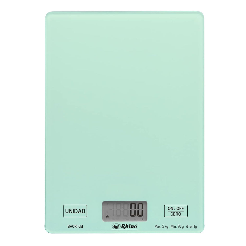 Bascula Digital Rhino De Cocina Bacri-5m 5kg Cristal Touch