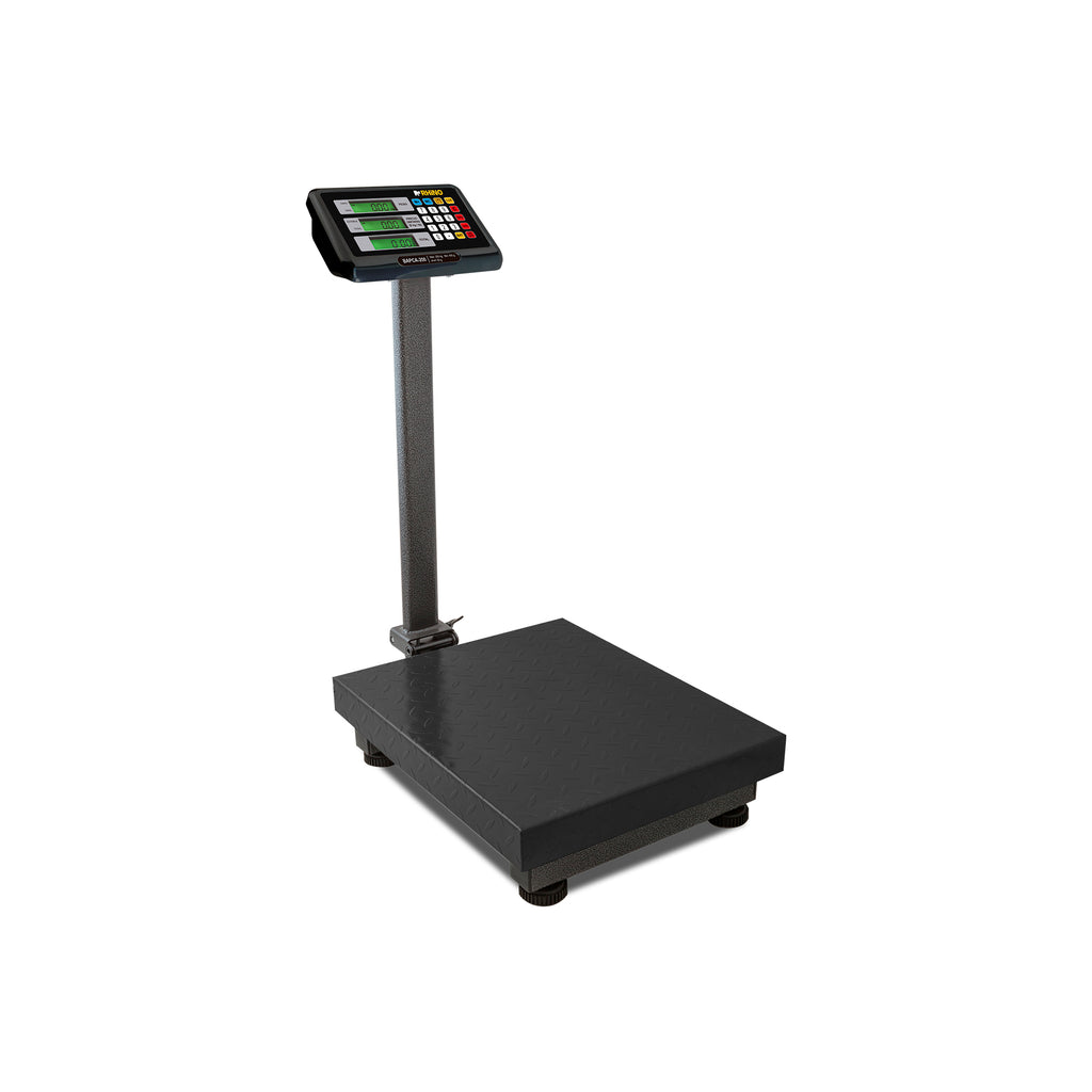 Báscula Electrónica De Plataforma 200 Kg Rhino Bapca-200 Color Negro