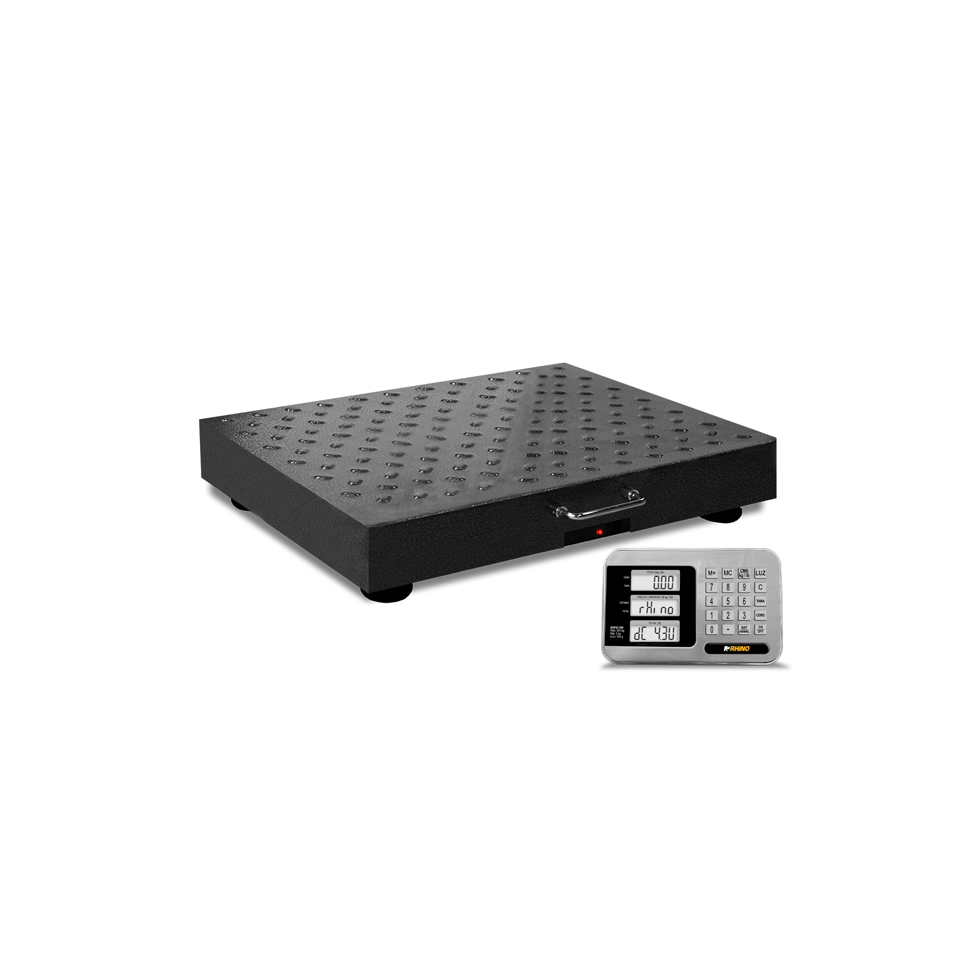Bascula De Plataforma Inalambrica Rhino 300kg Bapic-300 - Gris