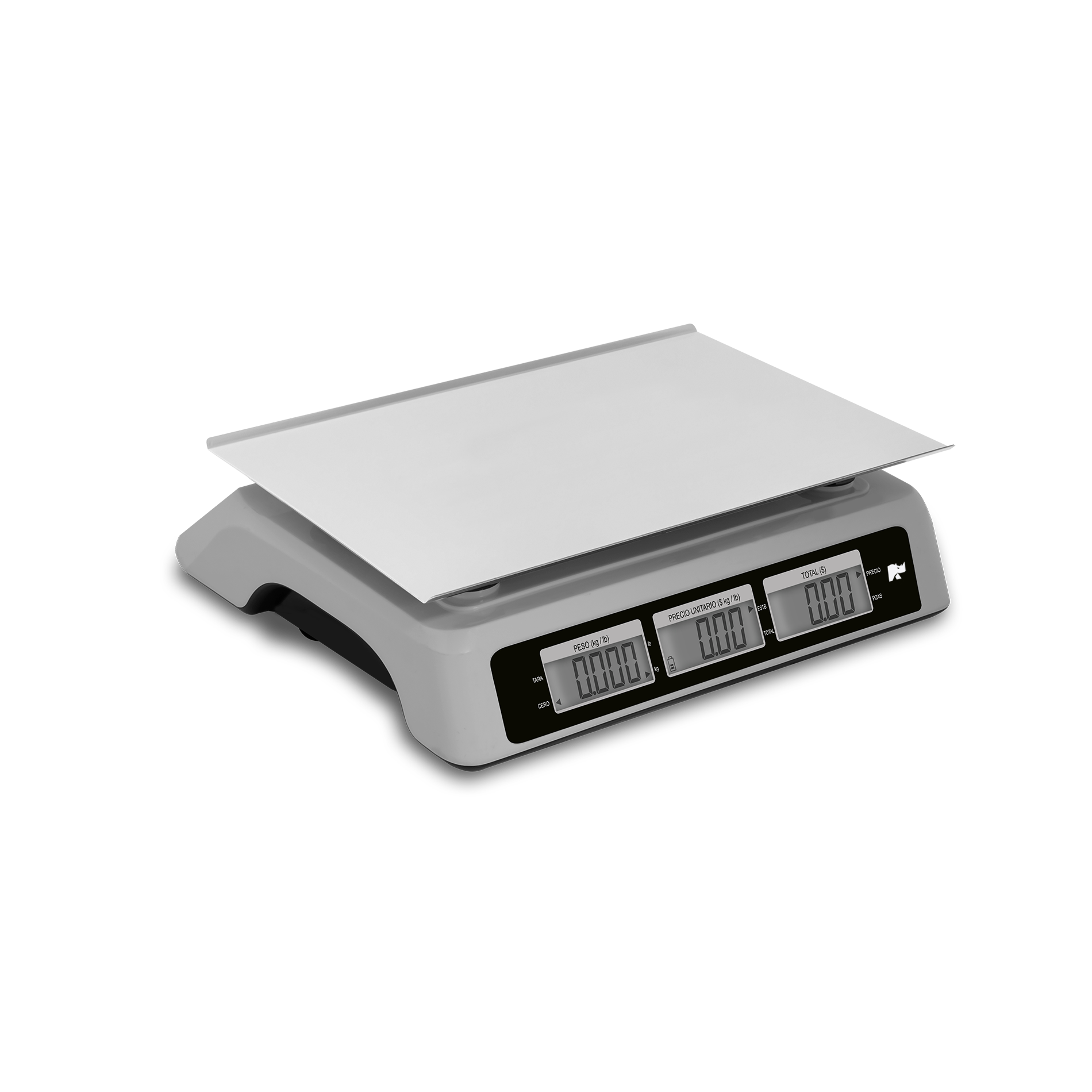 Báscula comercial digital Rhino BAR-6 20kg gris 29 cm x 28 cm