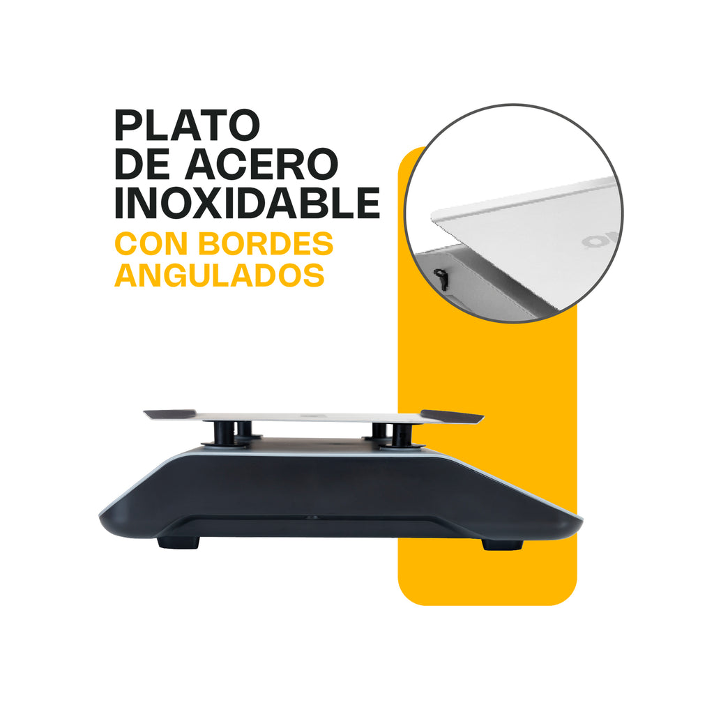 Báscula Digital Para 30kg Rhino BAR-7 Peso máximo soportado 30 kg