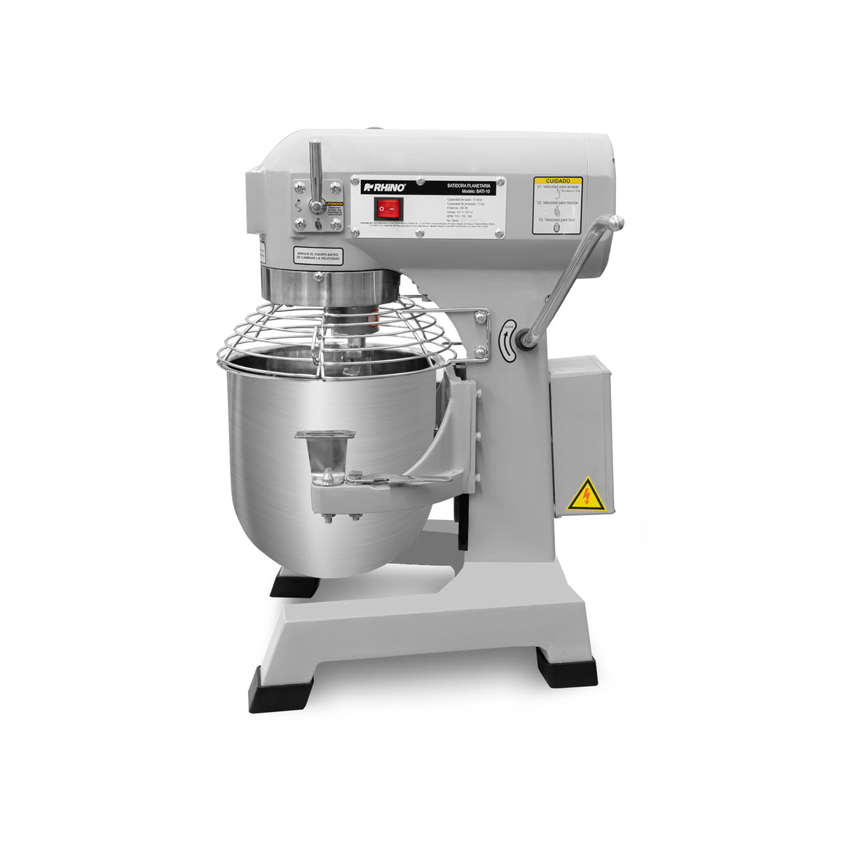 Batidora Planetaria Comercial 10lts Rhino Bati-10