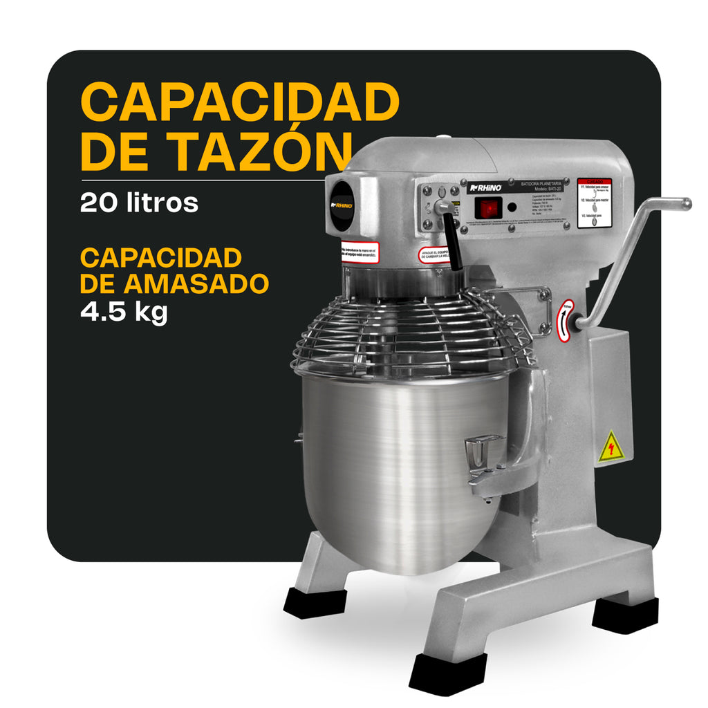 Batidora Industrial Planetaria 30 Litros Bati-30 Rhino