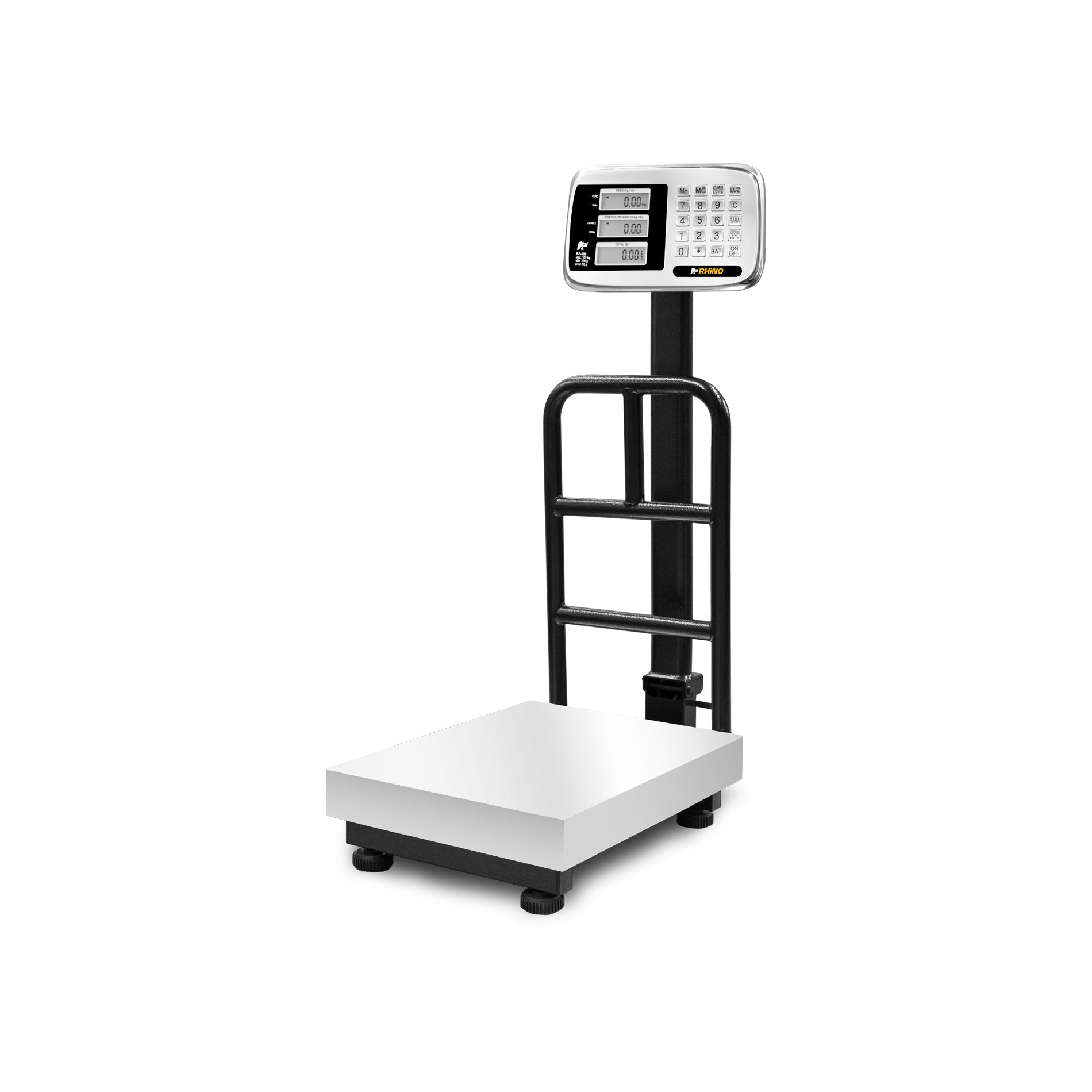 Báscula Rhino Bp-100 100kg Acero Inoxidable Plegable