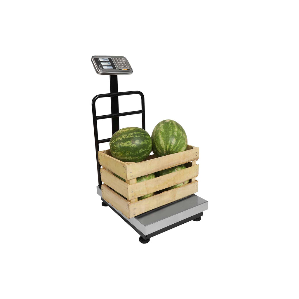 Báscula De Plataforma 500kg De Acero Inoxidable Rhino Bp-500