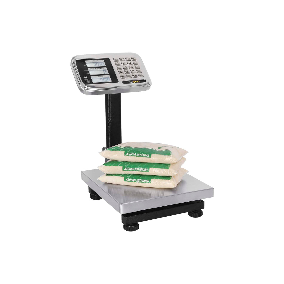 Báscula Electrónica Plataforma Rhino Modelo Bp-80 80kg