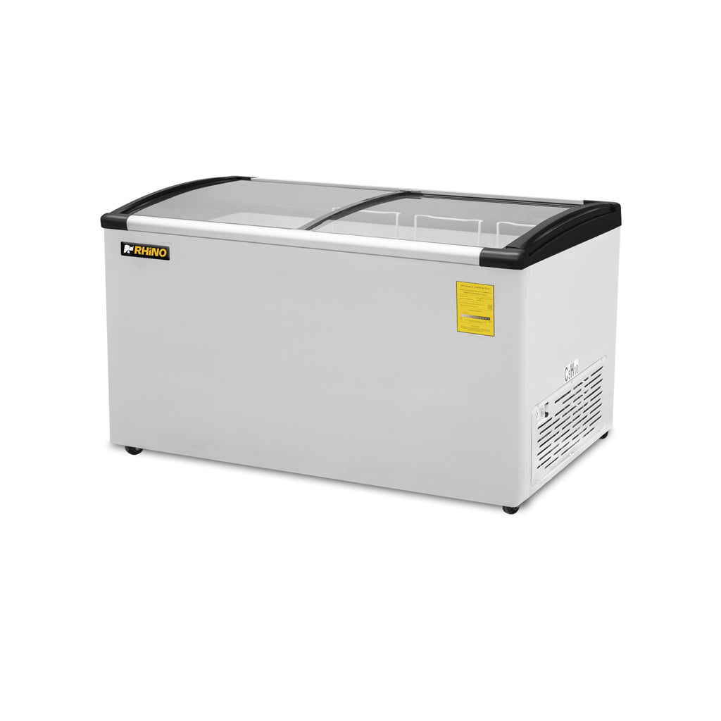 Congelador Tapa Cristal Curvo Congecri-10c 10pies Rhino