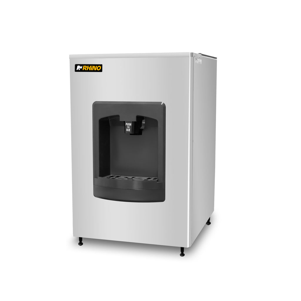 Dispensador De Hielo Rhino Dishi-100 100 Kg Acero Inoxidable