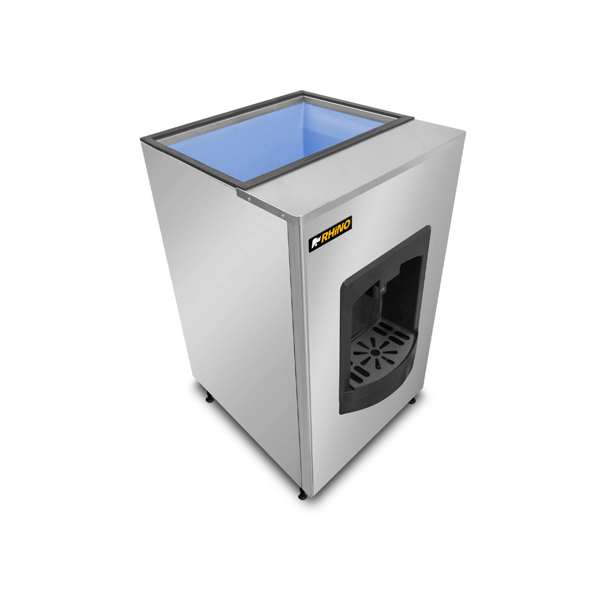 Dispensador De Hielo Rhino Dishi-100 100 Kg Acero Inoxidable