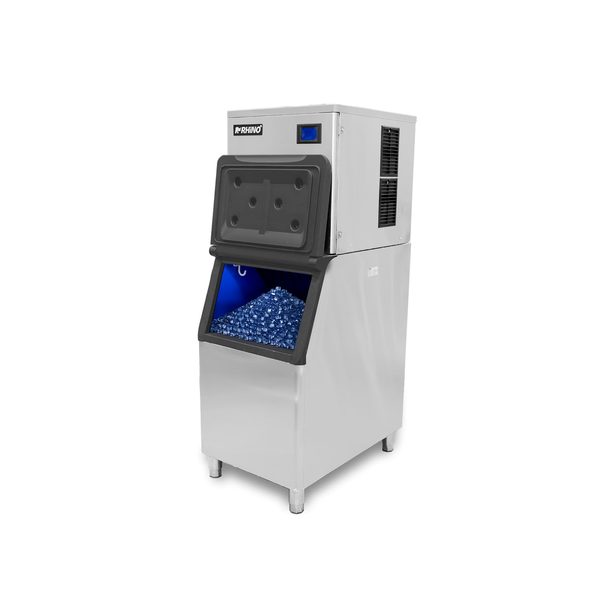 Fábrica De Hielo Rhino 200kg/día Acero Inoxidable Fahiel-200