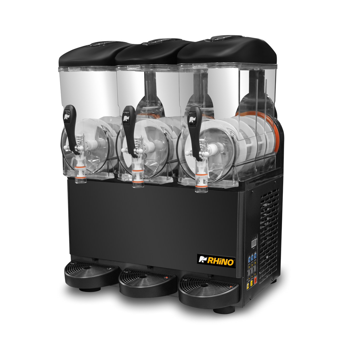 Máquina Granizadora Rhino 3 Tanques Magra-3t Negro