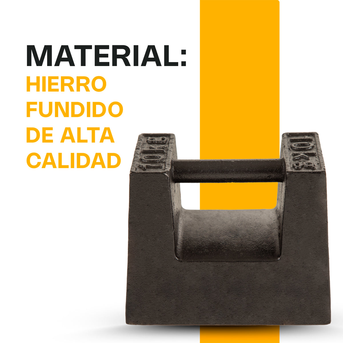 Rhino Pesa-10 Pesa Patrón De Hierrro Fundido 10 Kg