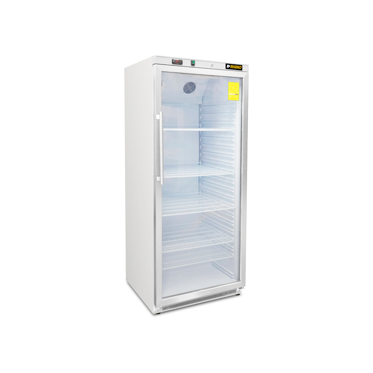 Refrigerador Vertical Puerta De Cristal Reveab-19c Rhino