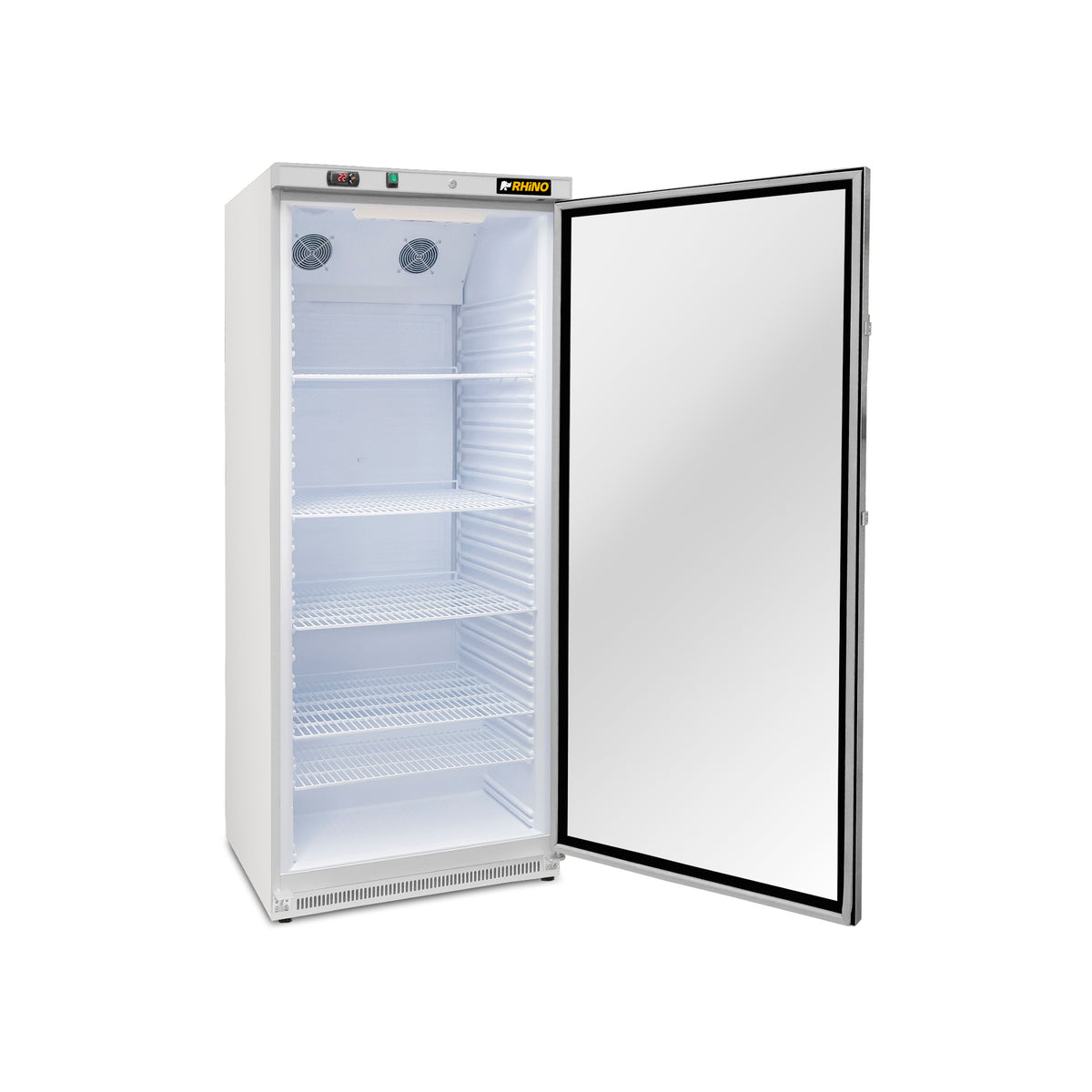 Refrigerador Vertical Puerta De Cristal Reveab-19c Rhino