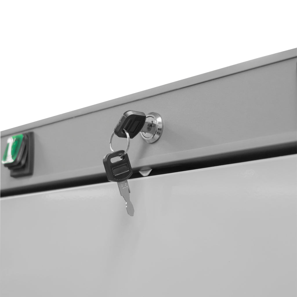 Refrigerador Vertical Puerta Sólida Reveab-19s Rhino