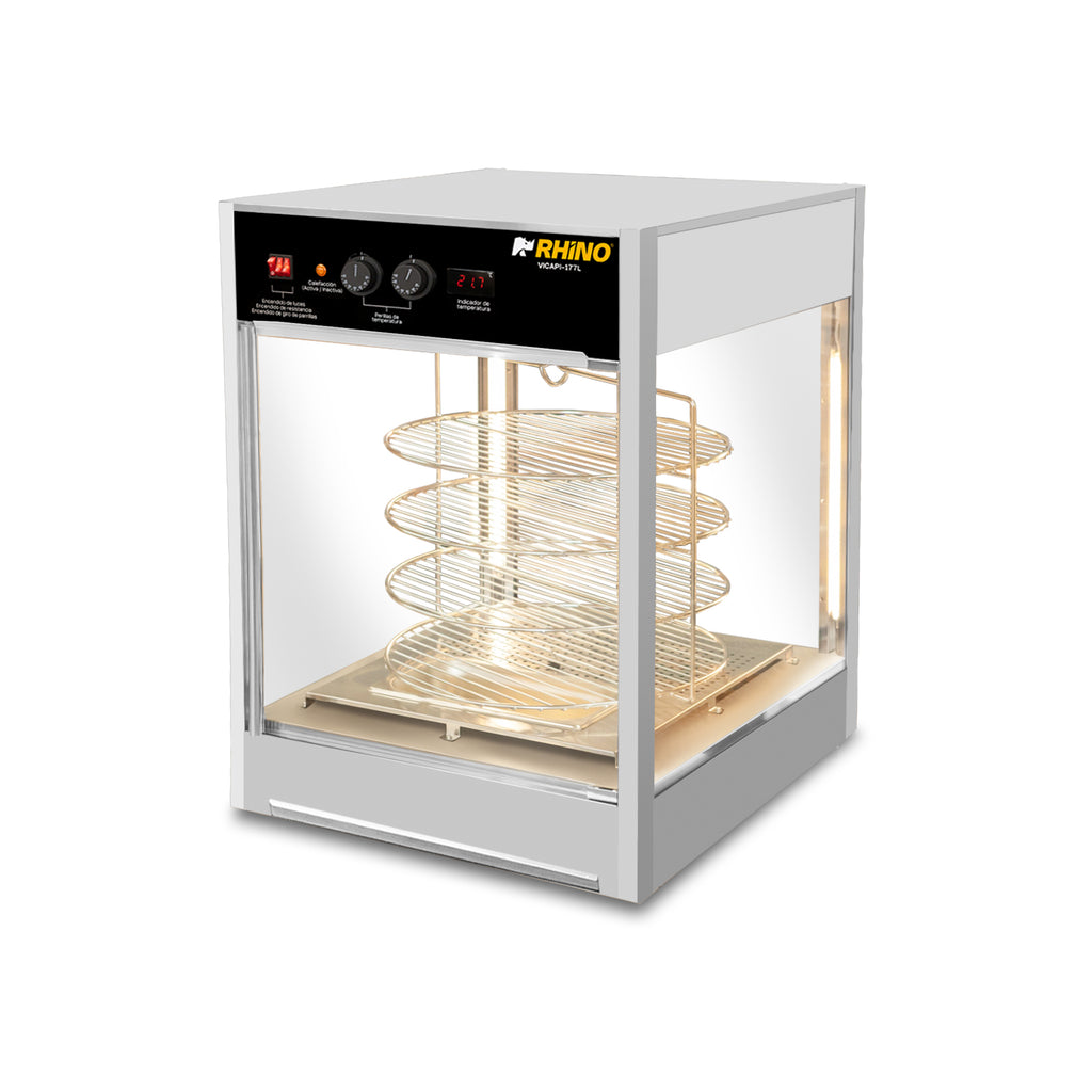Vitrina Calentadora Pizza Rhino Vicapi-177L